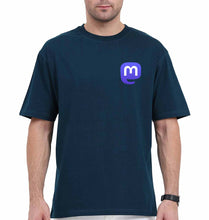 Load image into Gallery viewer, Mastodon Oversized T-Shirt for Men-Petrol Blue-Ektarfa.online
