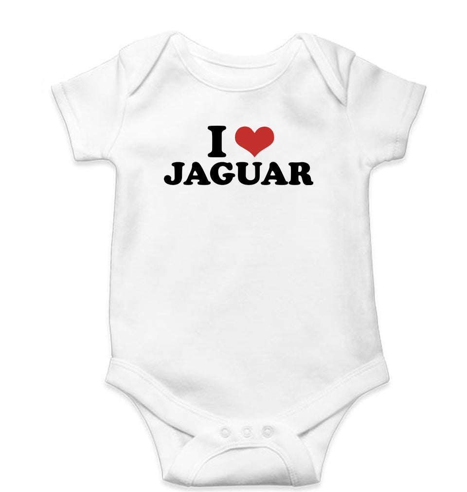 I LOVE JAGUAR Romper For Baby Boy/Girl-White-Ektarfa.online