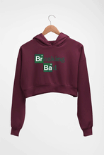 Load image into Gallery viewer, Breaking Bad Crop HOODIE FOR WOMEN-Maroon-Ektarfa.online
