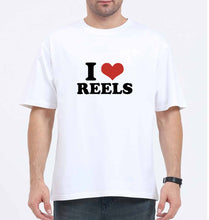Load image into Gallery viewer, I LOVE REELS Oversized T-Shirt for Men

