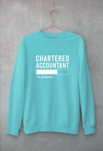 Load image into Gallery viewer, Chartered Accountants(CA) In Progress Unisex Sweatshirt for Men/Women-Mint-Ektarfa.online
