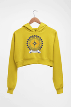 Load image into Gallery viewer, iit jodhpur Crop HOODIE FOR WOMEN-Mustard Yellow-Ektarfa.online

