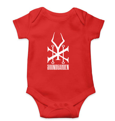 Soundgarden Romper For Baby Boy/Girl-Red-Ektarfa.online
