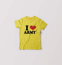 Load image into Gallery viewer, I LOVE ARMY T-Shirt for Boy/Girl-Yellow-Ektarfa.online
