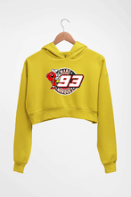 Load image into Gallery viewer, marc marquez Crop HOODIE FOR WOMEN-Mustard Yellow-Ektarfa.online
