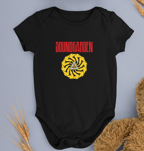 Soundgarden Romper For Baby Boy/Girl-Black-Ektarfa.online