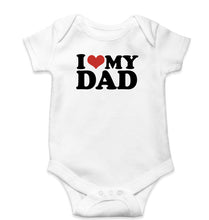 Load image into Gallery viewer, I LOVE MY DAD Romper For Baby Boy/Girl-White-Ektarfa.online
