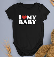 Load image into Gallery viewer, I LOVE MY BABY Romper For Baby Boy/Girl-Black-Ektarfa.online
