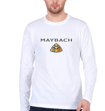 Load image into Gallery viewer, Maybach Full Sleeves T-Shirt for Men-White-Ektarfa.online
