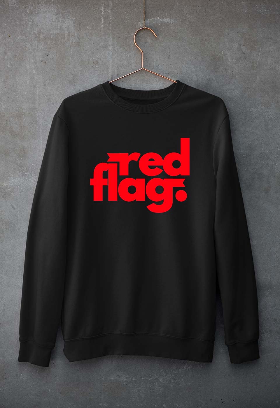 Red Flag Unisex Sweatshirt for Men/Women