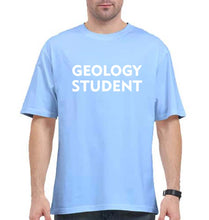 Load image into Gallery viewer, Geology Student Oversized T-Shirt for Men-Baby Blue-Ektarfa.online
