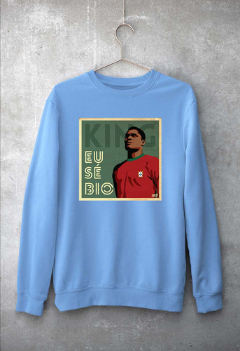 Eusébio Unisex Sweatshirt for Men/Women-Baby Blue-Ektarfa.online
