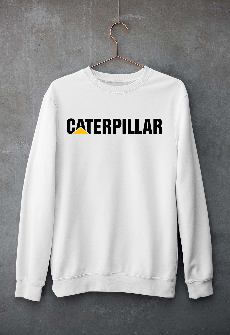 caterpillar Unisex Sweatshirt for Men/Women-White-Ektarfa.online