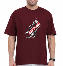 Load image into Gallery viewer, Sting Energy Oversized T-Shirt for Men-Maroon-Ektarfa.online
