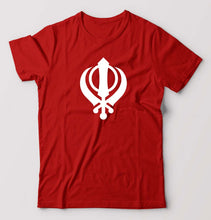 Load image into Gallery viewer, sikh T-Shirt for Men-Red-Ektarfa.online
