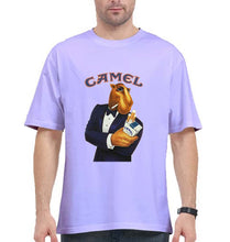 Load image into Gallery viewer, camel cigarette Oversized T-Shirt for Men-Lavender-Ektarfa.online
