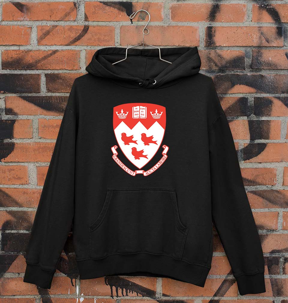 McGill University Unisex Hoodie for Men/Women-Black-Ektarfa.online