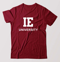 Load image into Gallery viewer, IE University T-Shirt for Men-Maroon-Ektarfa.online
