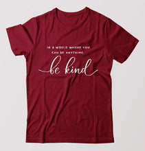 Load image into Gallery viewer, Be Kind T-Shirt for Men-Maroon-Ektarfa.online
