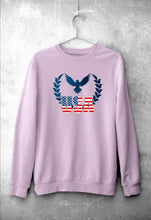 Load image into Gallery viewer, USA America Unisex Sweatshirt for Men/Women-Light Baby Pink-Ektarfa.online
