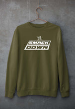 Load image into Gallery viewer, smackdown Unisex Sweatshirt for Men/Women-Olive Green-Ektarfa.online
