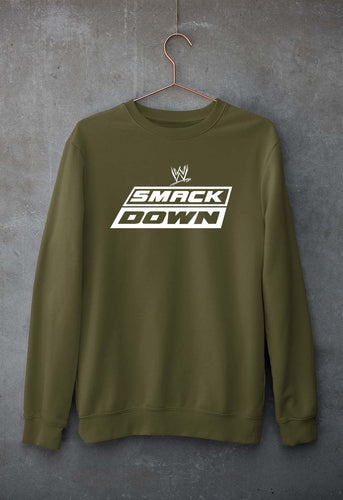 smackdown Unisex Sweatshirt for Men/Women-Olive Green-Ektarfa.online