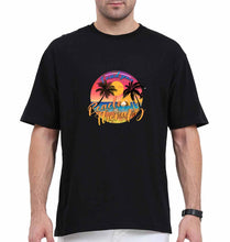 Load image into Gallery viewer, beach therapy Oversized T-Shirt for Men-Black-Ektarfa.online
