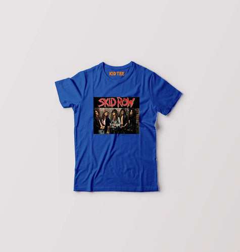 SKID ROW T-Shirt for Boy/Girl-Royal Blue-Ektarfa.online