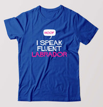 Load image into Gallery viewer, i speak fluent labrador T-Shirt for Men-Royal Blue-Ektarfa.online
