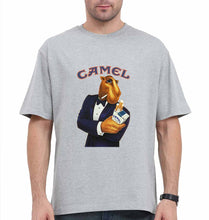 Load image into Gallery viewer, camel cigarette Oversized T-Shirt for Men-Grey-Ektarfa.online
