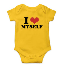 Load image into Gallery viewer, I LOVE MYSELF Romper For Baby Boy/Girl-Yellow-Ektarfa.online
