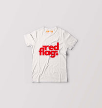 Load image into Gallery viewer, Red Flag T-Shirt for Boy/Girl-White-Ektarfa.online
