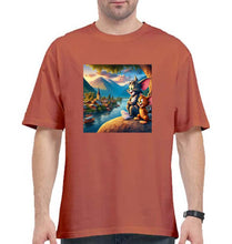 Load image into Gallery viewer, Tom and Jerry Oversized T-Shirt for Men-Coral-Ektarfa.online
