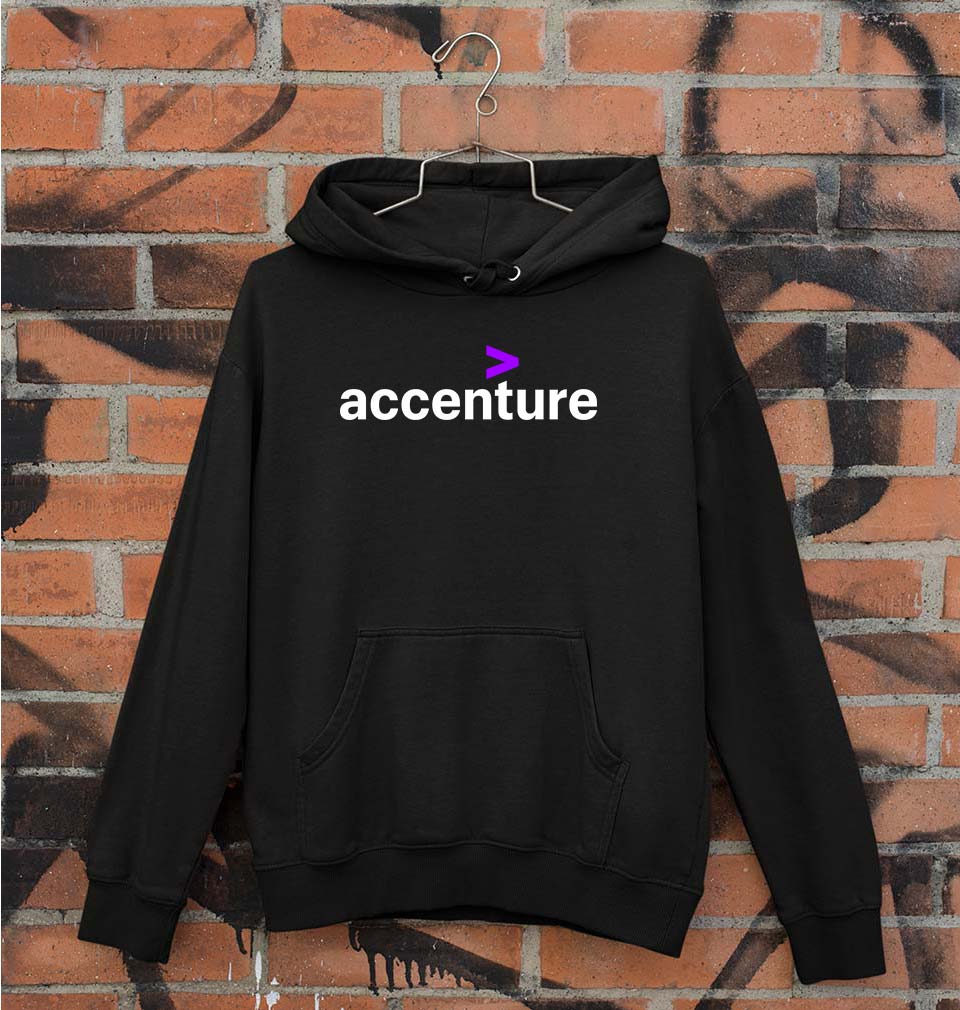 Accenture Unisex Hoodie for Men/Women-Black-Ektarfa.online