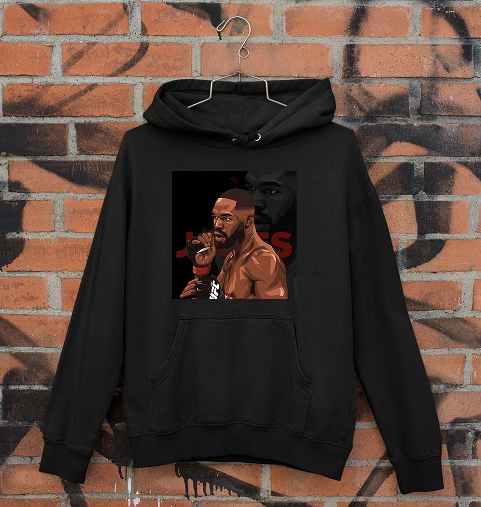 jon jones UFC Unisex Hoodie for Men/Women-Black-Ektarfa.online