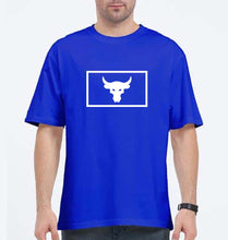 Load image into Gallery viewer, Bull Oversized T-Shirt for Men-Royal Blue-Ektarfa.online
