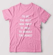 Load image into Gallery viewer, Be the Best T-Shirt for Men-Light Baby Pink-Ektarfa.online
