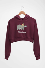 Load image into Gallery viewer, jungle book Crop HOODIE FOR WOMEN-Maroon-Ektarfa.online

