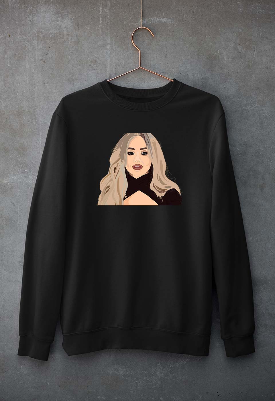 sabrina carpenter Unisex Sweatshirt for Men/Women-Black-Ektarfa.online