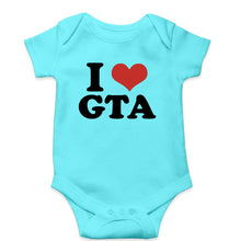 Load image into Gallery viewer, I LOVE GTA Romper For Baby Boy/Girl-Sky Blue-Ektarfa.online
