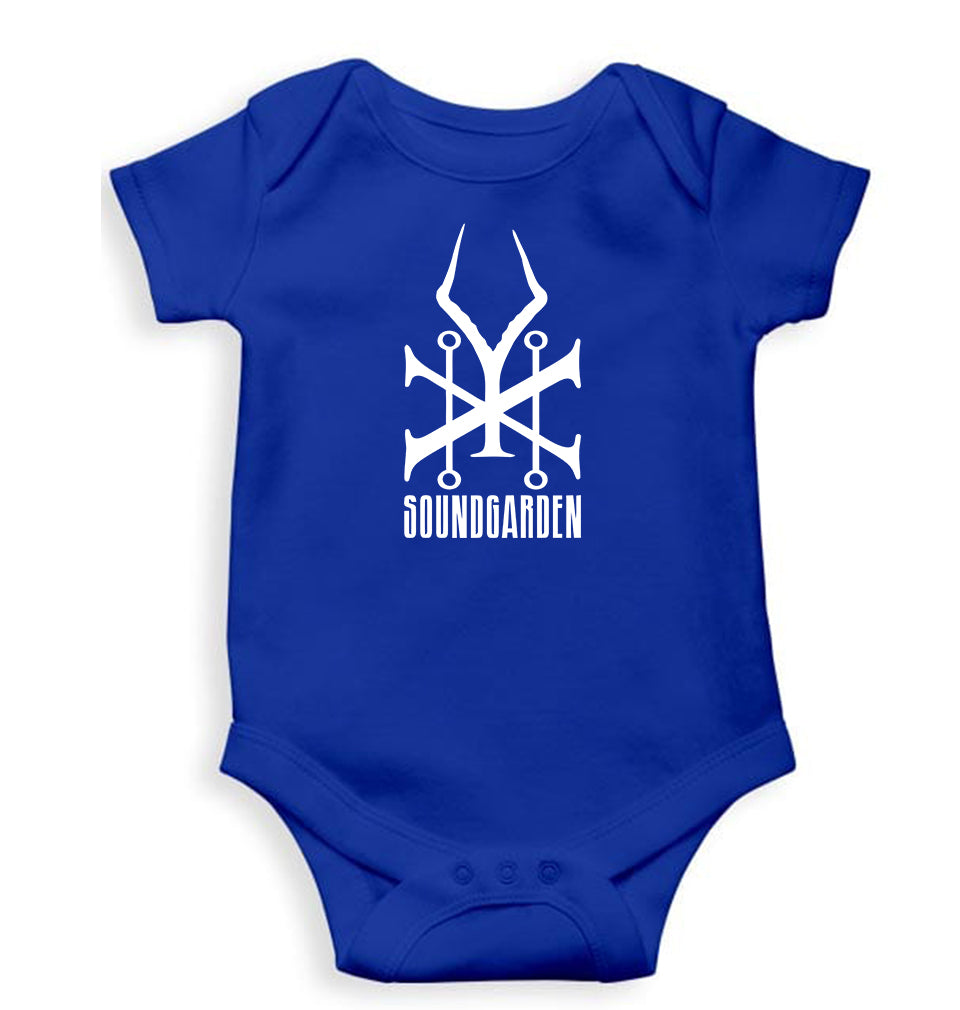 Soundgarden Romper For Baby Boy/Girl-Royal Blue-Ektarfa.online