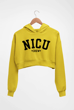 Load image into Gallery viewer, NICU crew Crop HOODIE FOR WOMEN
