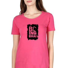 Load image into Gallery viewer, Being Bhai T-Shirt for Women-Pink-Ektarfa.online
