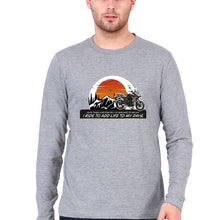 Load image into Gallery viewer, Ride Full Sleeves T-Shirt for Men-Grey Melange-Ektarfa.online
