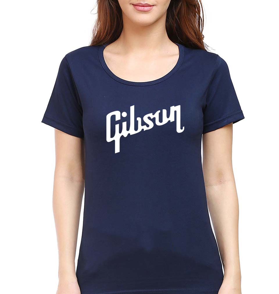 gibson T-Shirt for Women-Navy Blue-Ektarfa.online