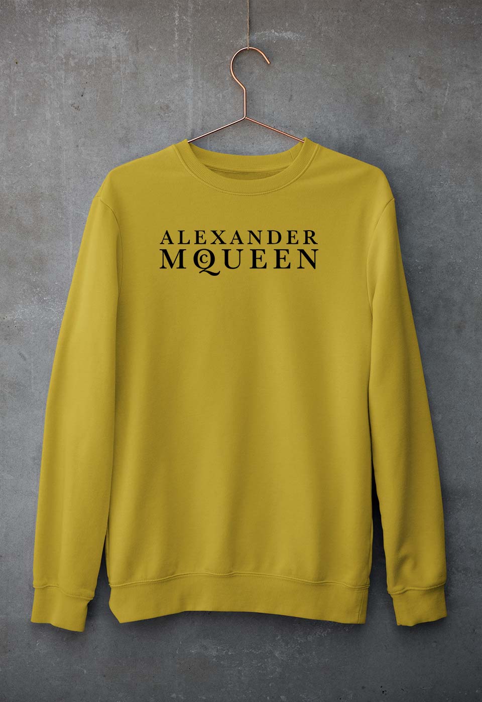 alexander mcqueen Sweatshirt for Men/Women-Mustard Yellow-Ektarfa.online