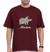 Load image into Gallery viewer, jungle book Oversized T-Shirt for Men-Maroon-Ektarfa.online

