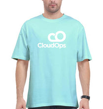 Load image into Gallery viewer, CloudOps Oversized T-Shirt for Men-Mint-Ektarfa.online
