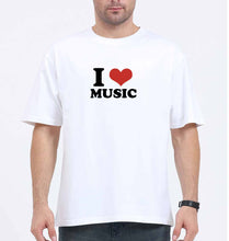 Load image into Gallery viewer, I LOVE MUSIC Oversized T-Shirt for Men
