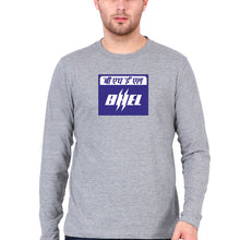 Load image into Gallery viewer, BHEL Full Sleeves T-Shirt for Men-Grey Melange-Ektarfa.online
